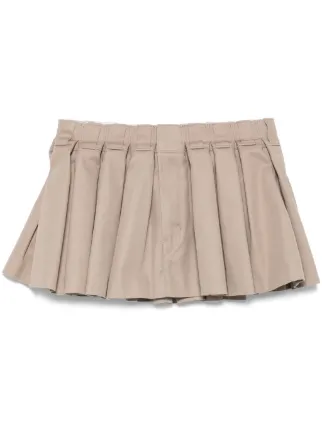 Alexander Wang プリーツ ミニスカート | グリーン | FARFETCH JP