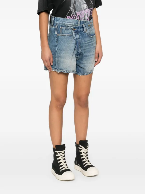 ショートパンツ R13 FW25 CROSSOVER SHORT (R13W6055969C 968) R13 Crossover Short - Bain Blue – Kith