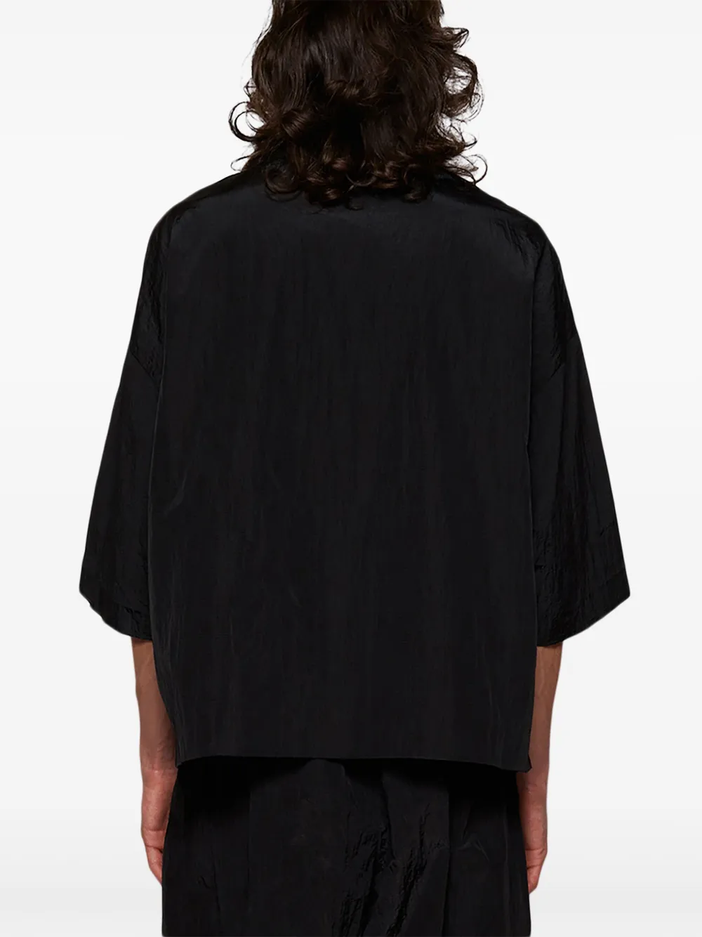 FEAR OF GOD ESSENTIALS Ripstop poloshirt Zwart