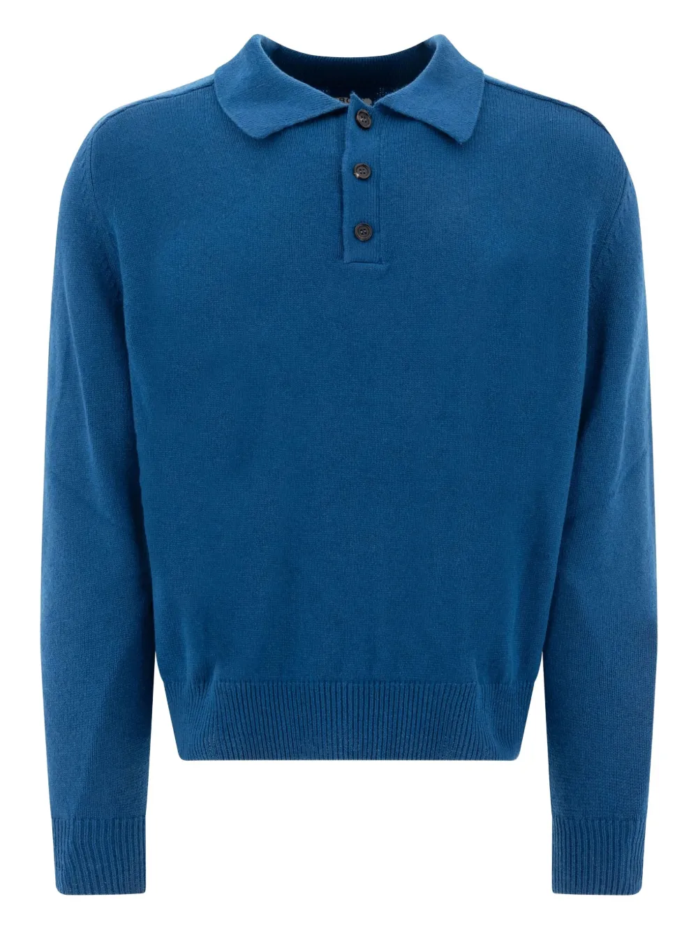 BODE cashmere polo sweater Blauw