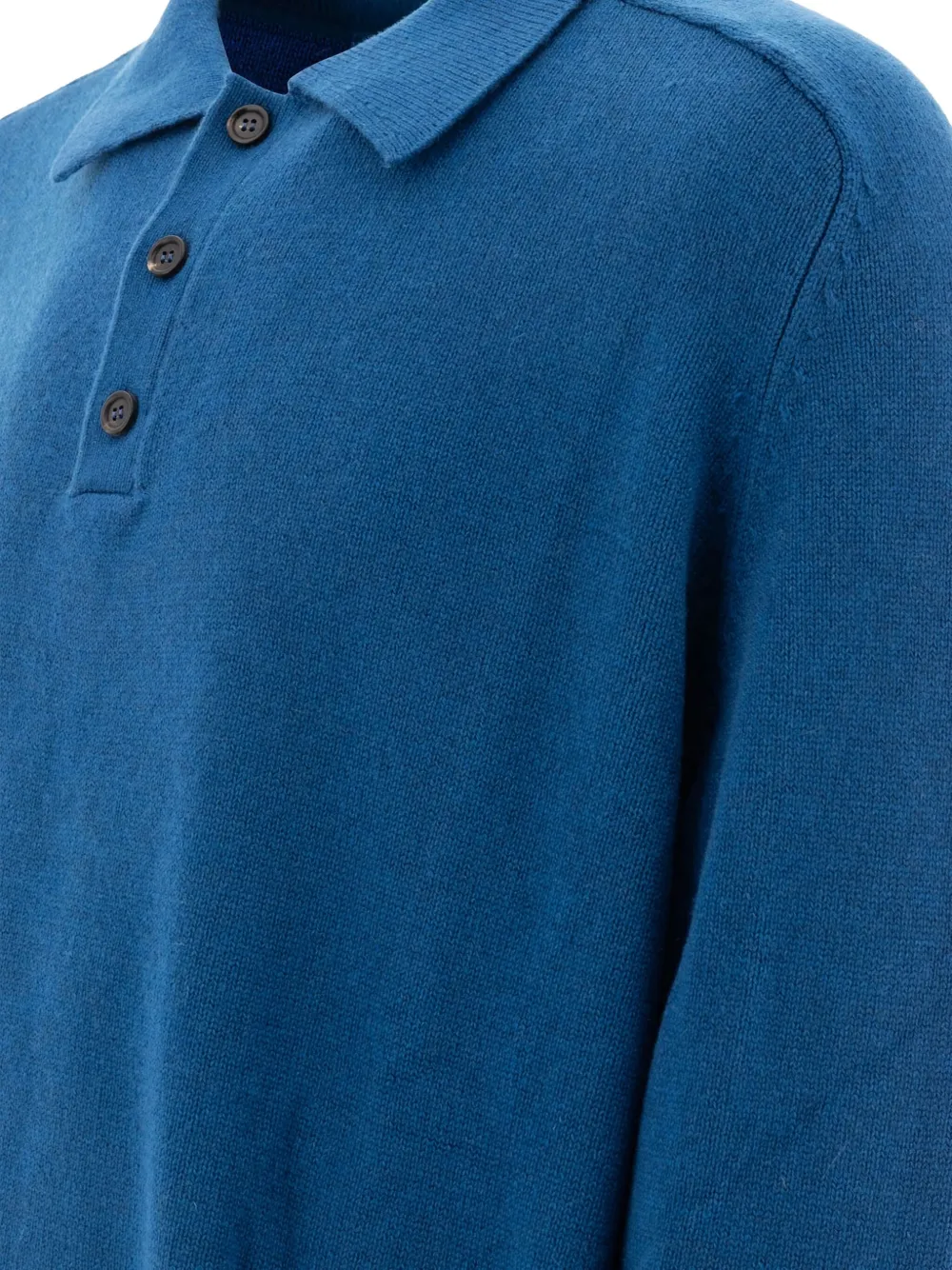 BODE cashmere polo sweater Blauw