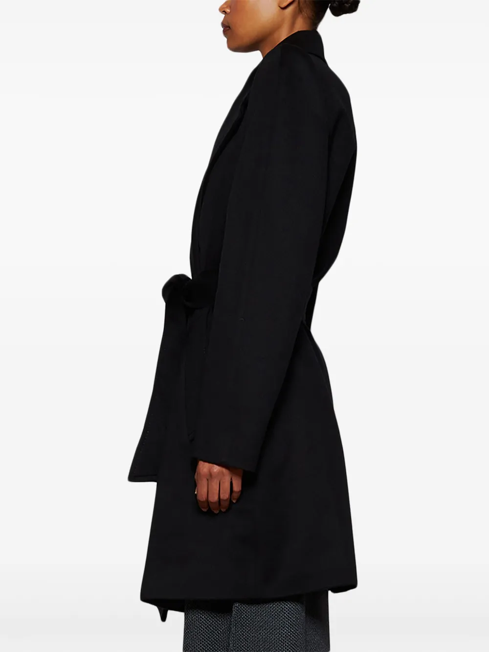 WARDROBE.NYC x RHW wollen jas Zwart