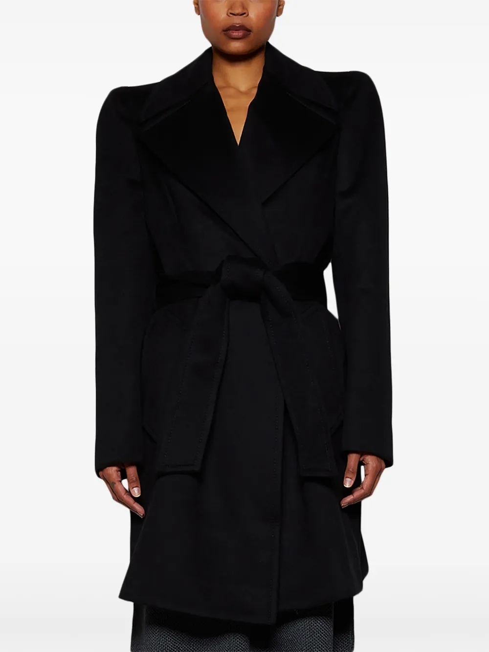 WARDROBE.NYC x RHW wollen jas Zwart