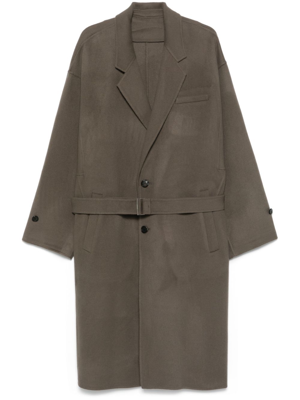 SONGZIO detachable-lapels coat - Grey