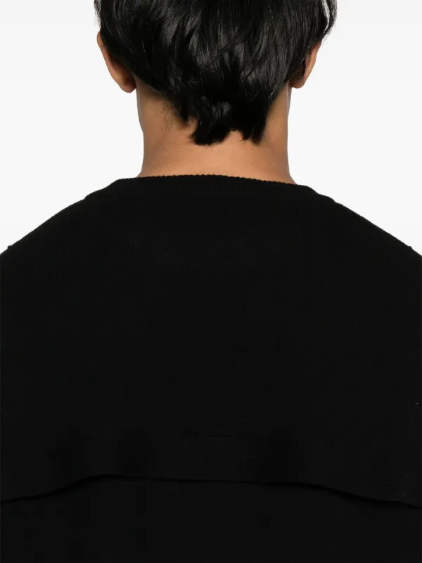 SONGZIO Plated Sweater | Black | FARFETCH JO
