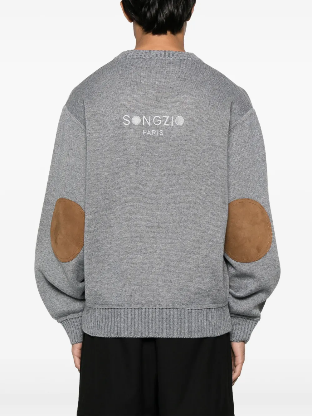 SONGZIO Sweater met print Grijs
