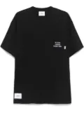 WTAPS logo-embroidered T-shirt - Black