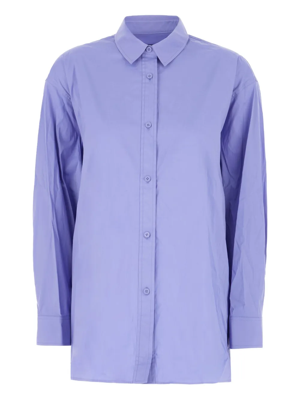 Juun.J Blouse met geborduurd logo Blauw