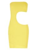 Frankies Bikinis cut-out mini dress - Yellow