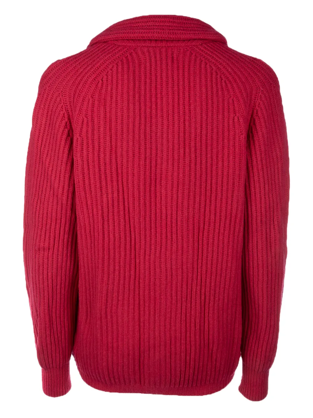 Laneus Vest met sjaalkraag Rood