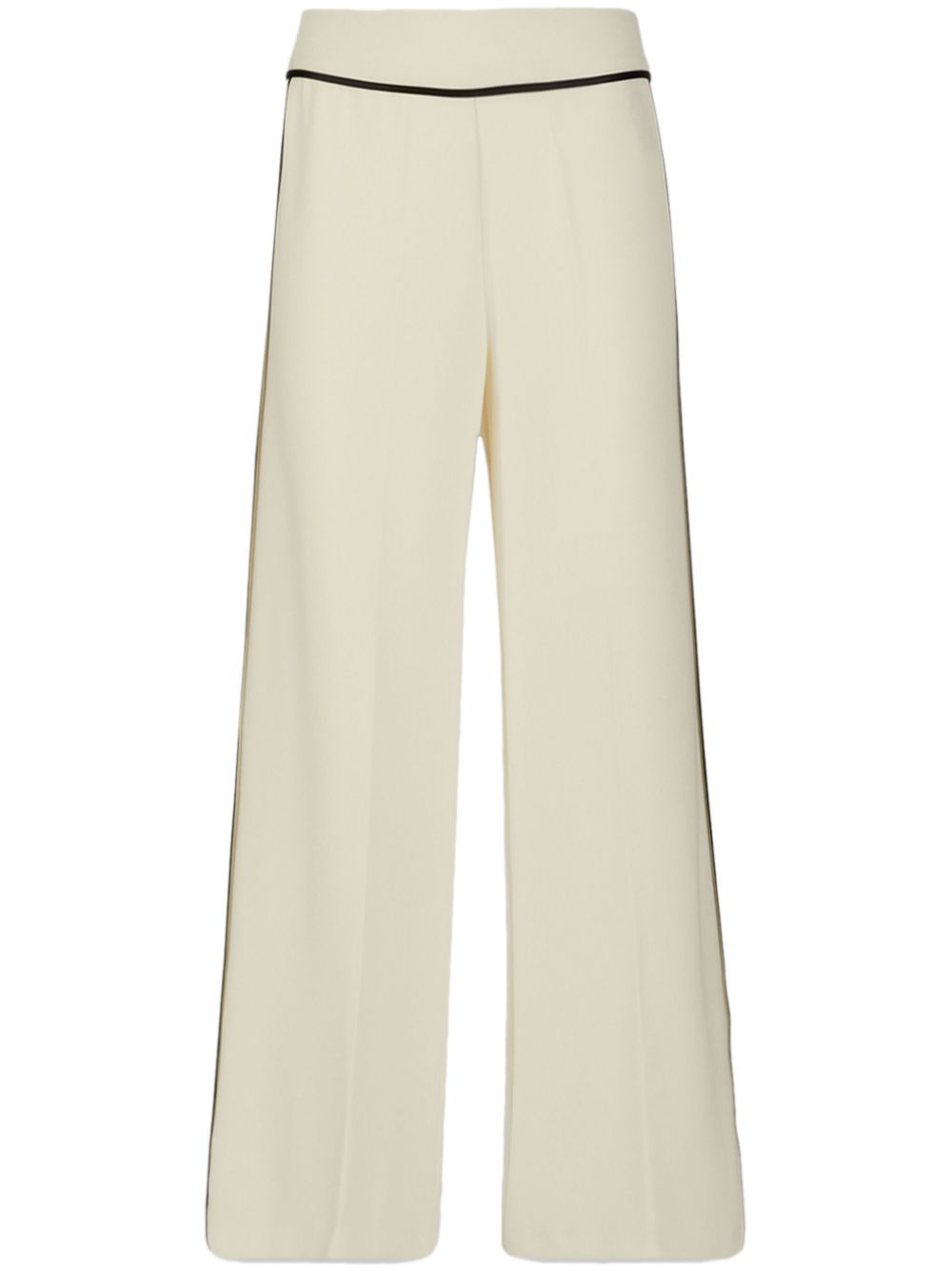 silk wide-leg trousers