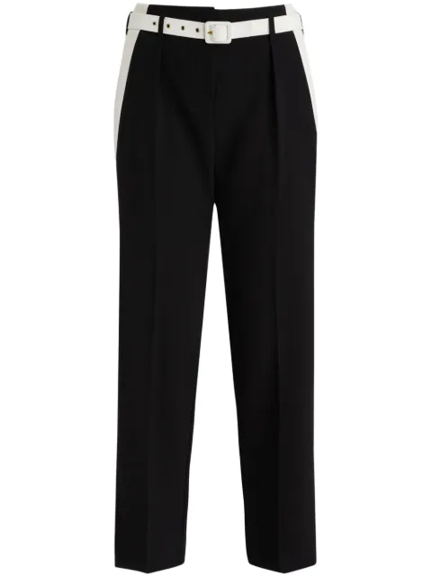 SIMONA CORSELLINI pantalones de dos tonos