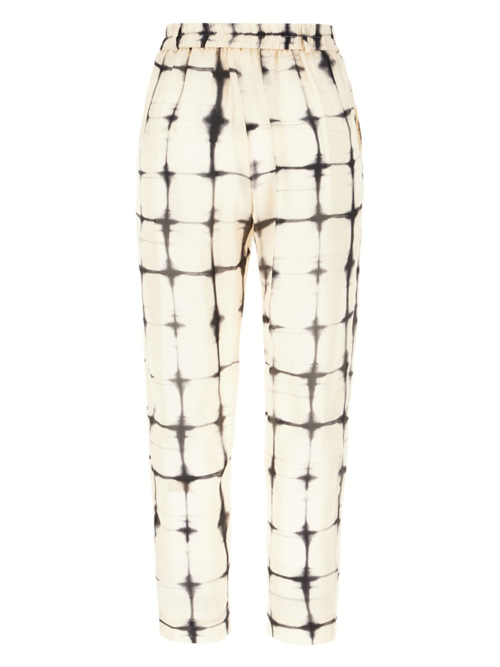 Momoni abstract-print trousers - Wit