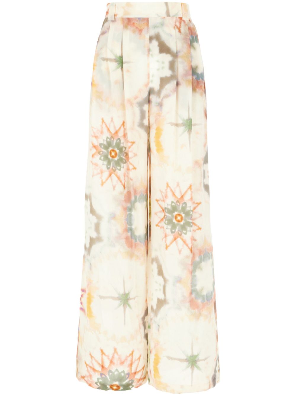 Momoni abstract-print trousers