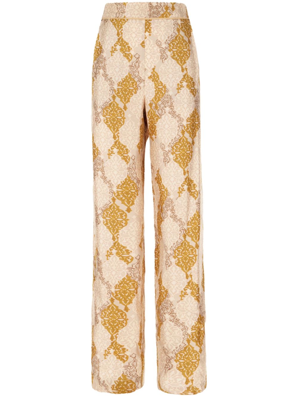 Momoni abstract-print trousers