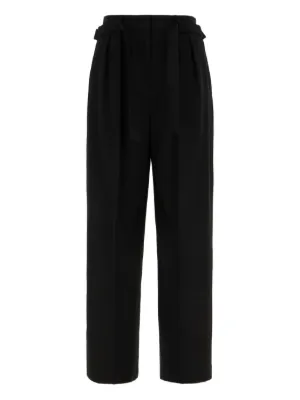 Sacai ストライプ パンツ | ブラック | FARFETCH JP