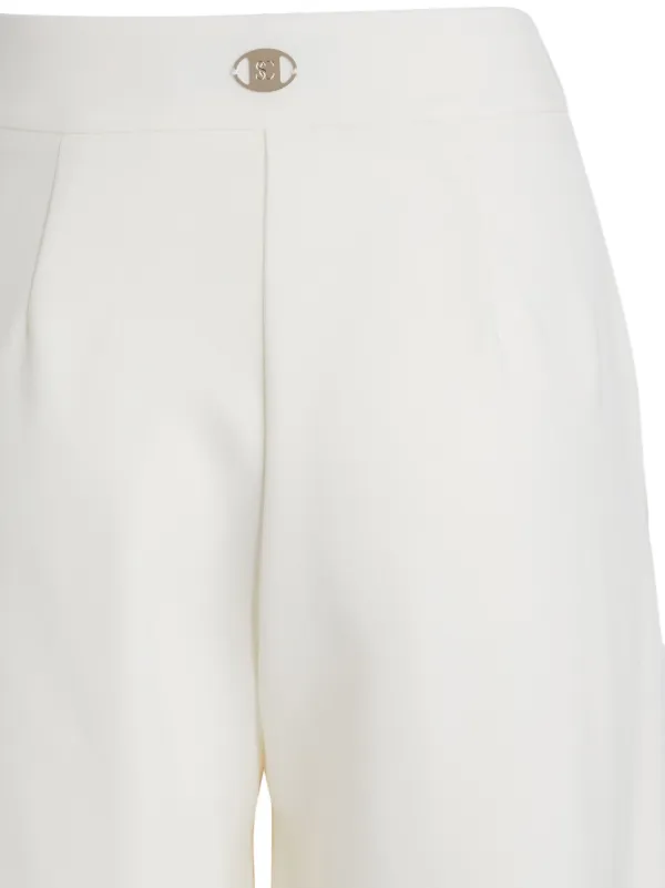 SIMONA CORSELLINI ロゴプレート バミューダショーツ | ホワイト  