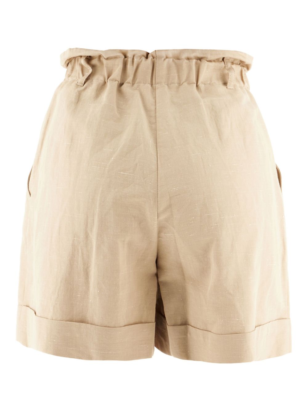 Momoni high-waist shorts - Neutrals