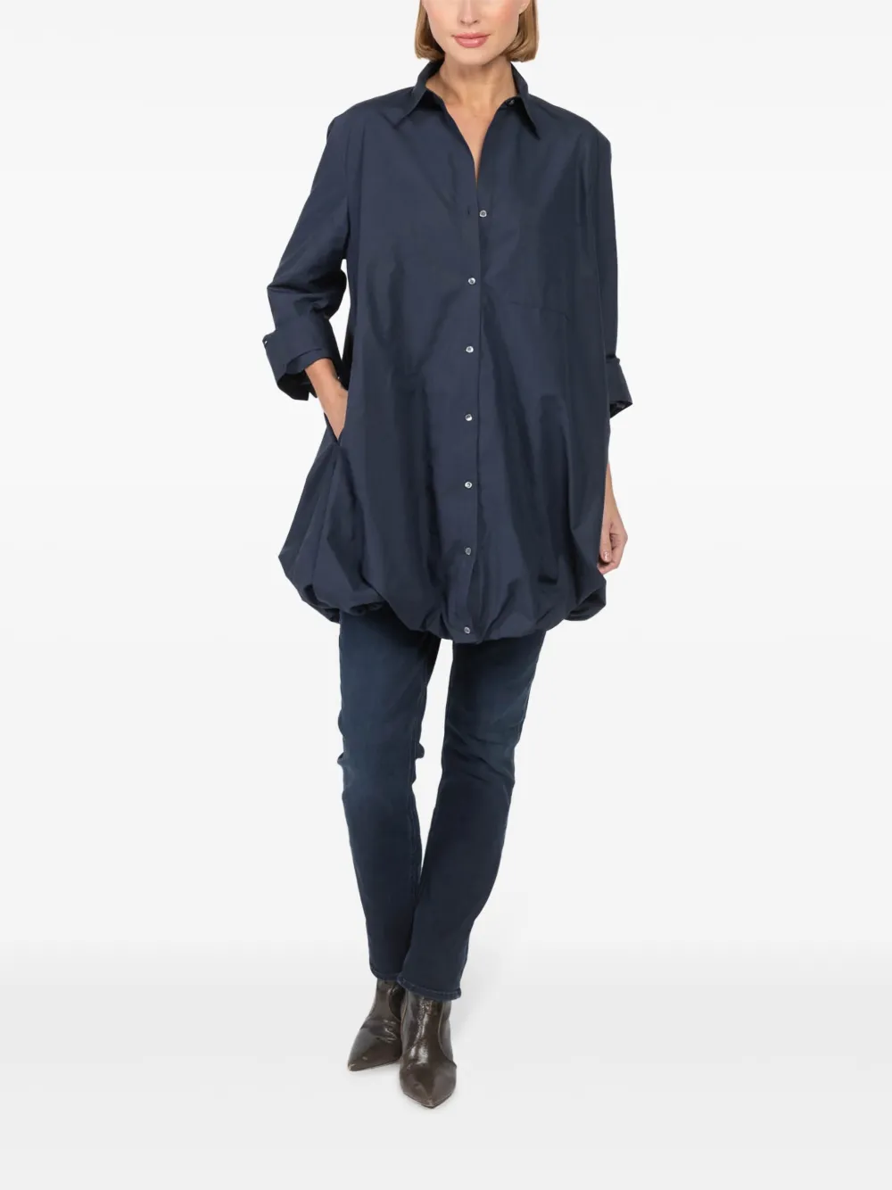 TWP Lunch at Loulou blouse - Blauw
