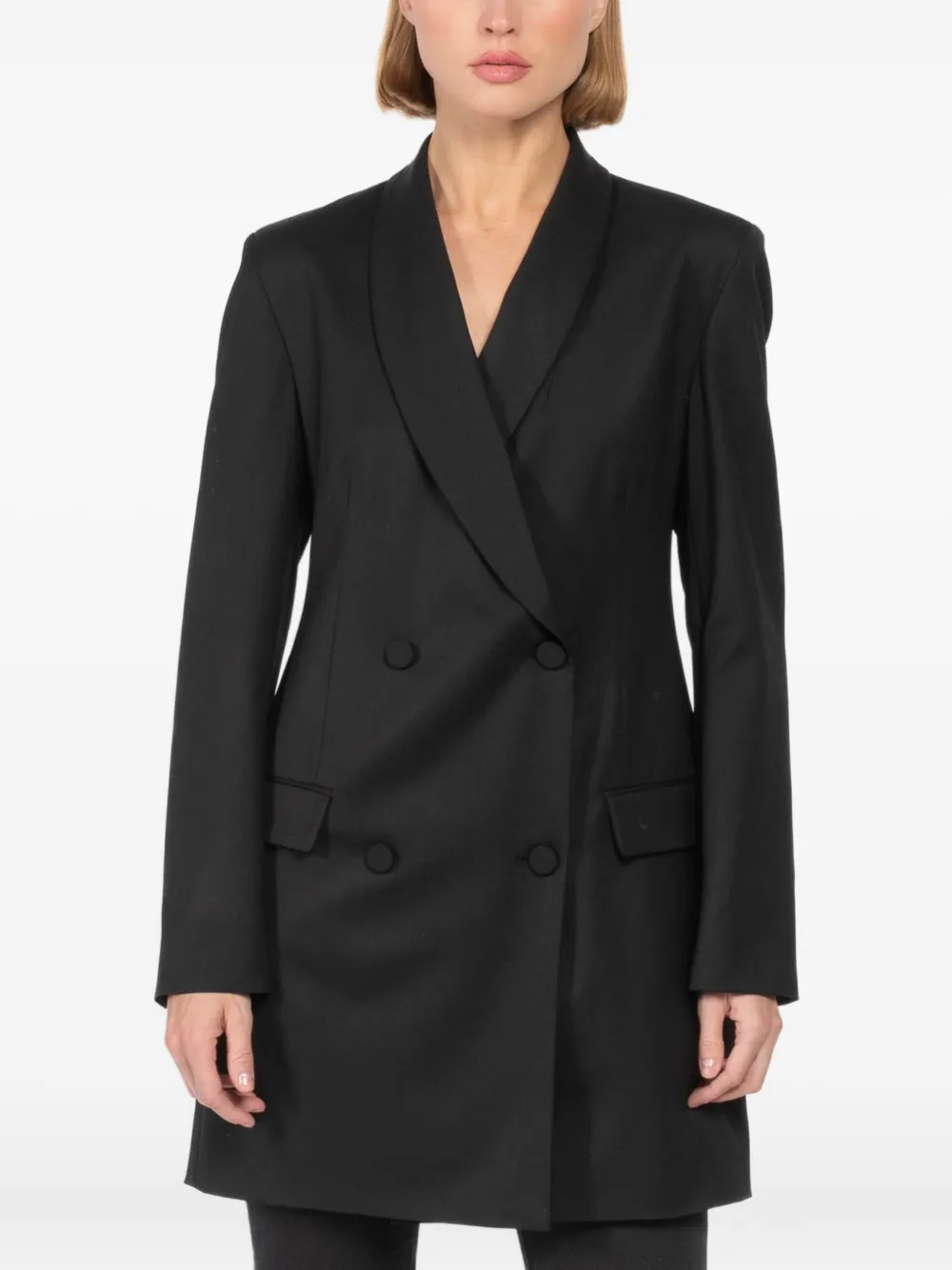 Twp Wool Blazer In Black