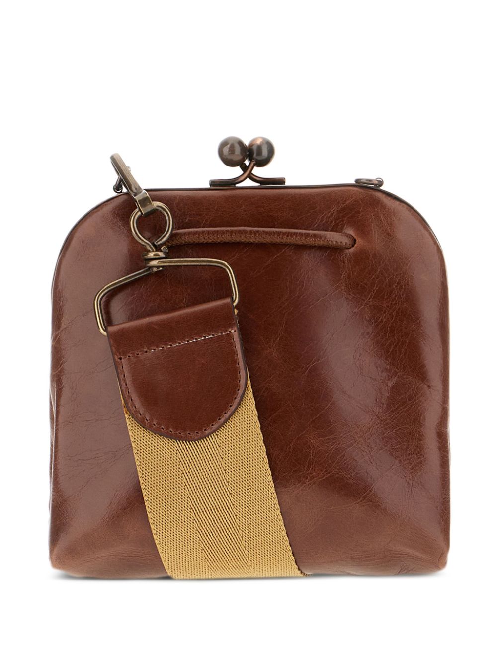 Uma Wang leather cross body bag - Bruin