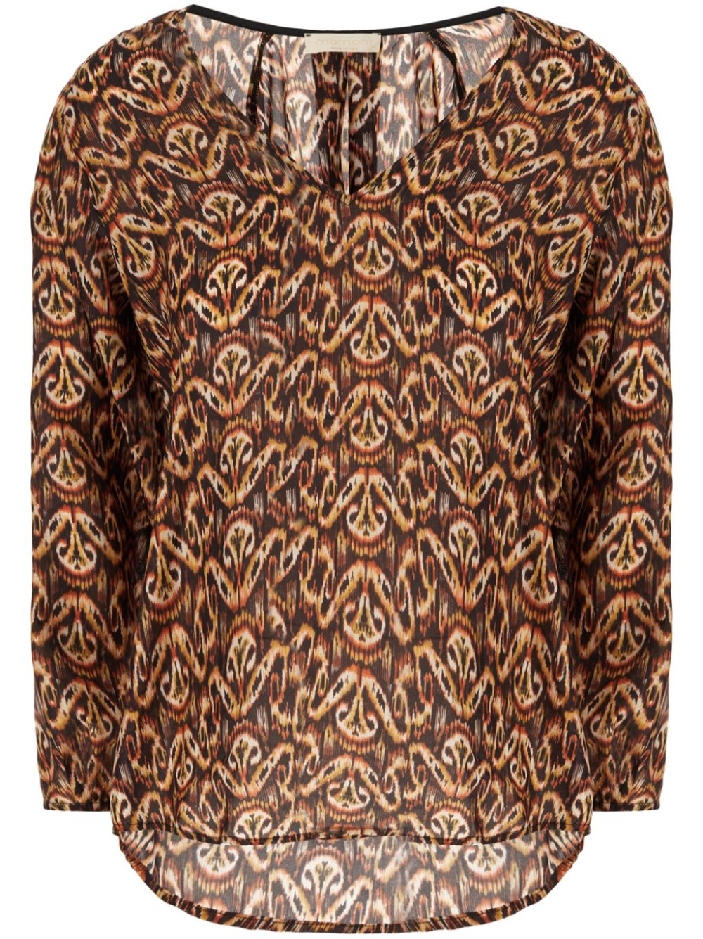 Momoni abstract-print blouse