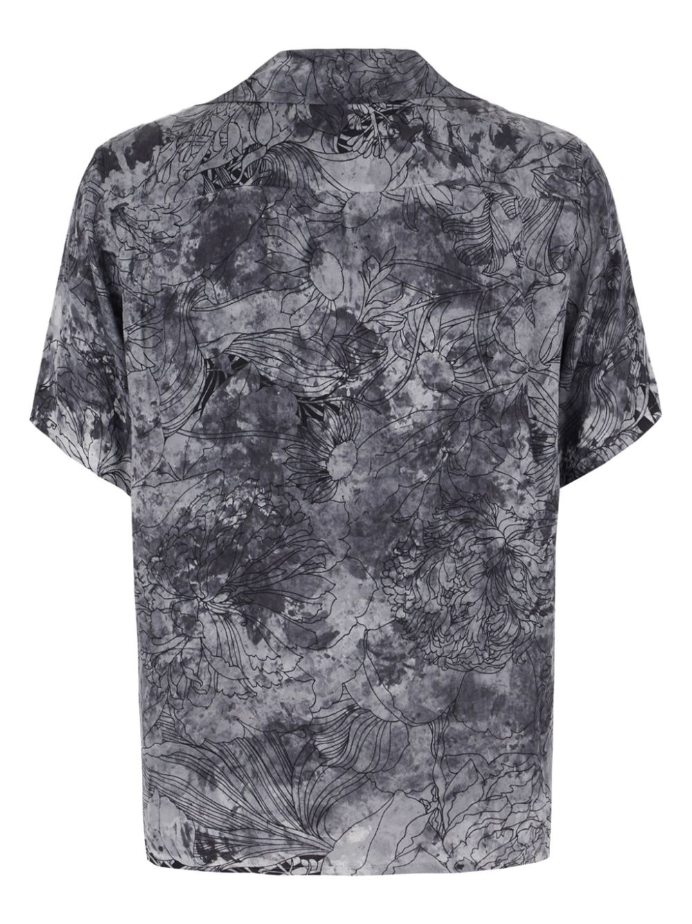 Avant Toi floral-print shirt - Grijs