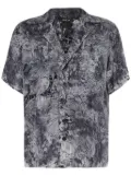 Avant Toi floral-print shirt - Grey
