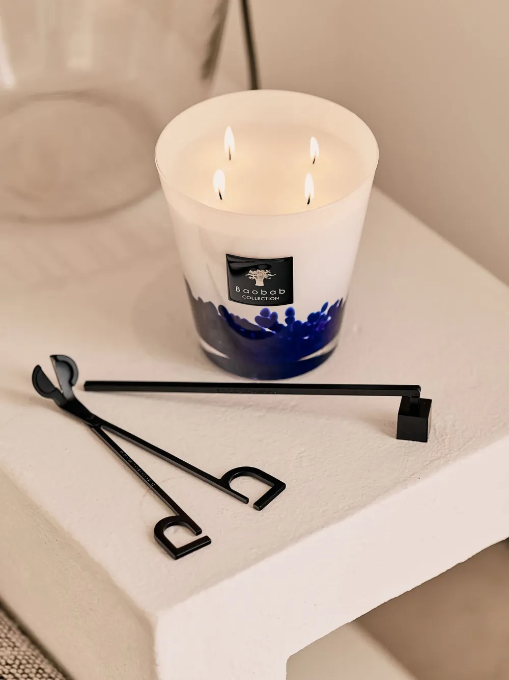 Baobab square candle snuffer | Incense & Candle Accessories | Image 2