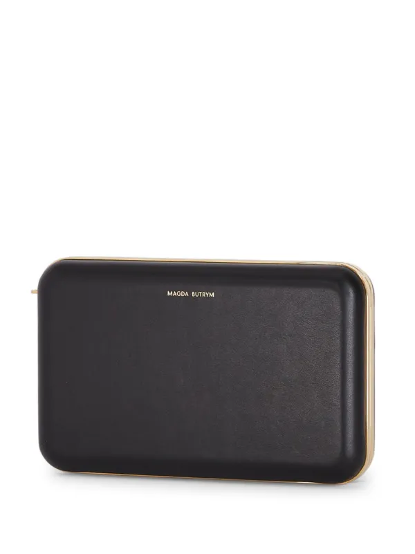 MAGDA BUTRYM 987424CREAM 関税送料込 Magda Butrym Lelia Clutch Bag | Black | FARFETCH