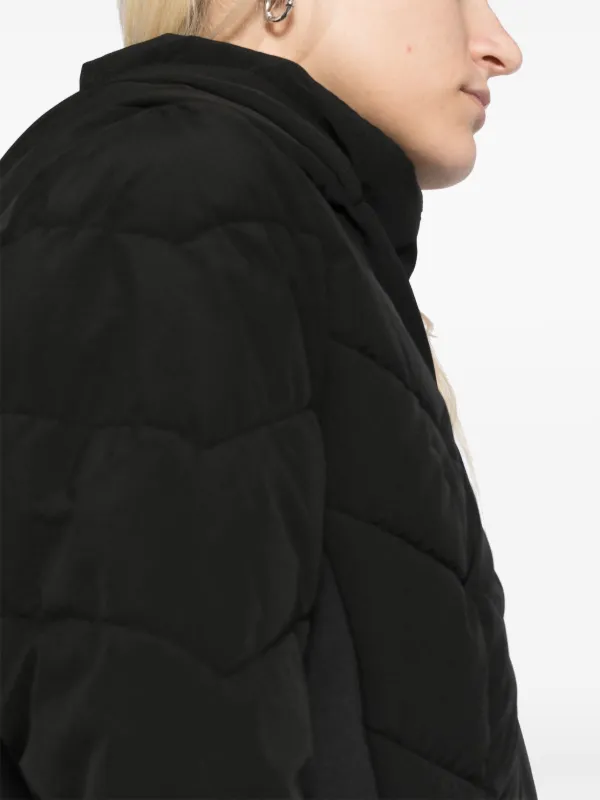 Michael Michael Kors Belted Chevron Jacket | Black | FARFETCH
