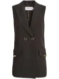 SIMONA CORSELLINI sleeveless blazer - Brown