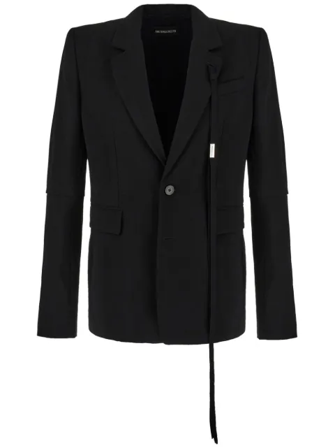 Ann Demeulemeester single-breasted blazer