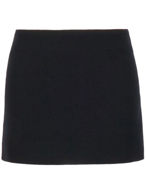 Ann Demeulemeester wool mini skirt