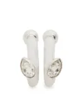 Swarovski Dextera hoop earrings (set of three) - White