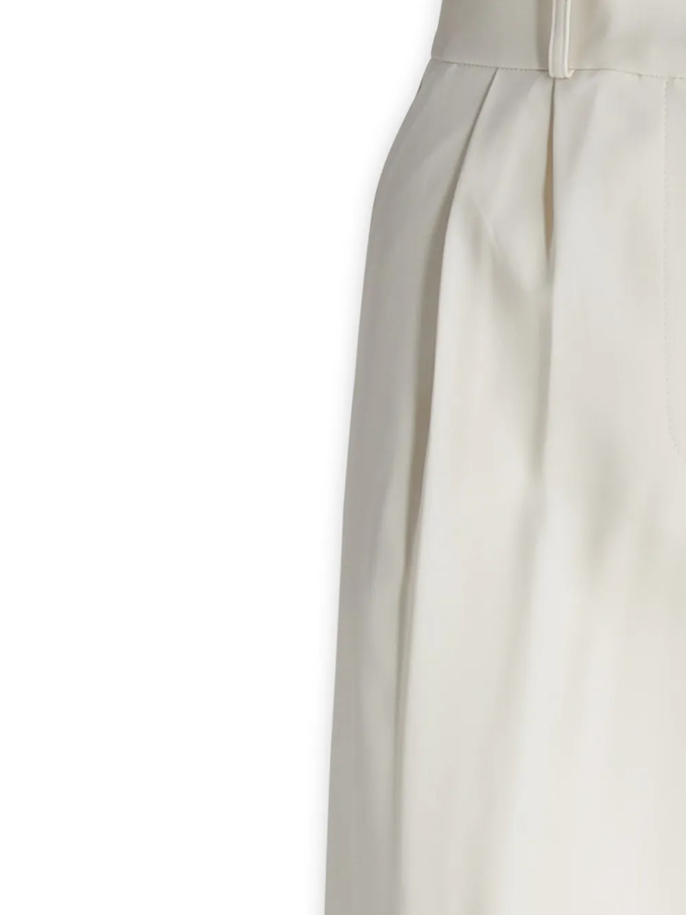 Simona Corsellini Pleated Trousers In White