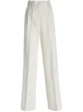 SIMONA CORSELLINI pleated trousers - White