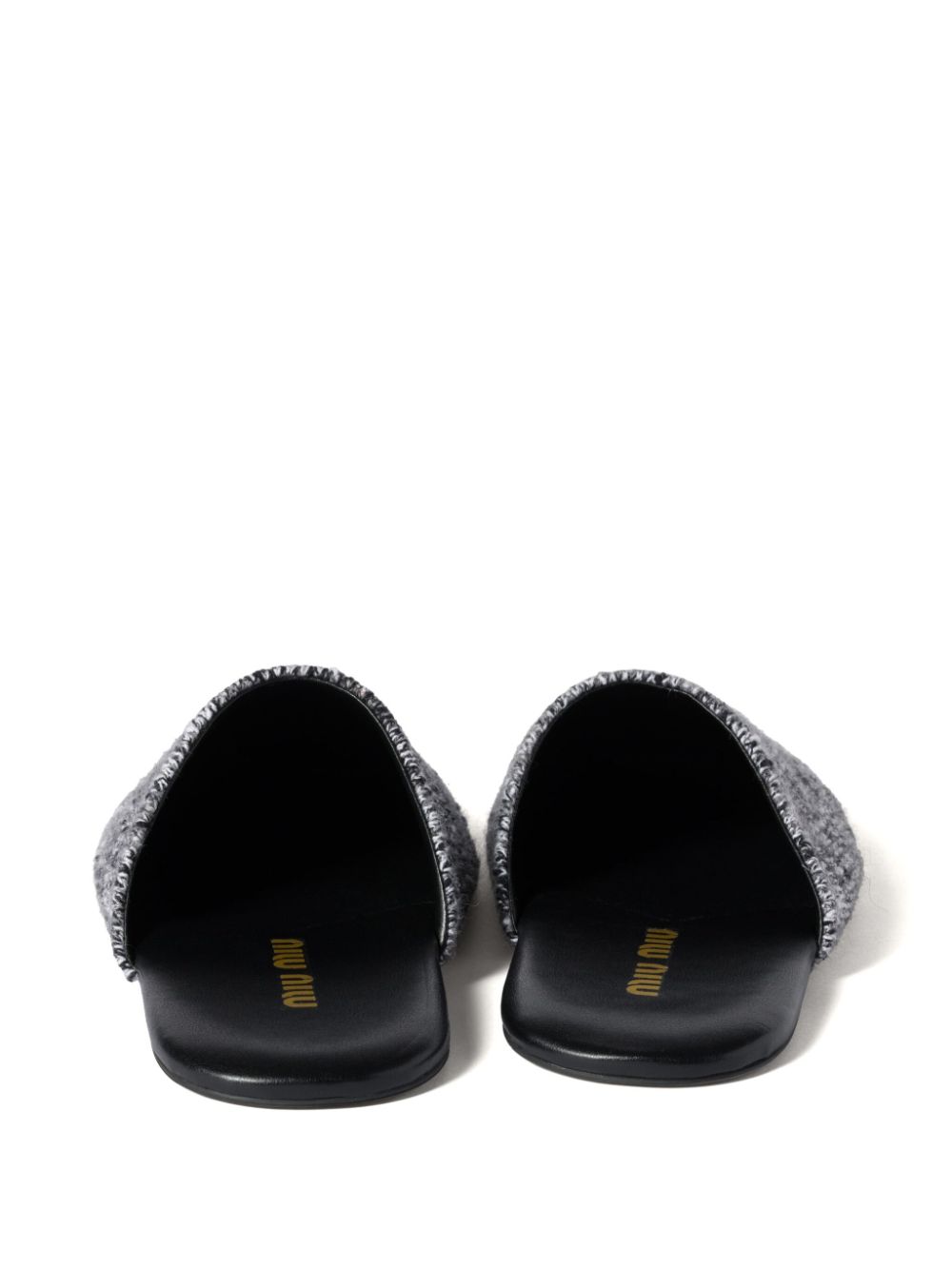 Miu Wollen slippers Grijs