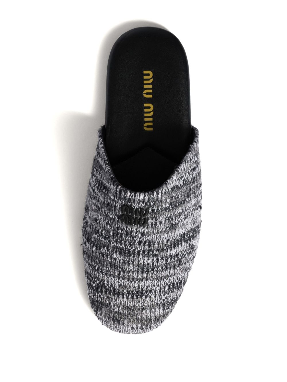 Miu Wollen slippers Grijs