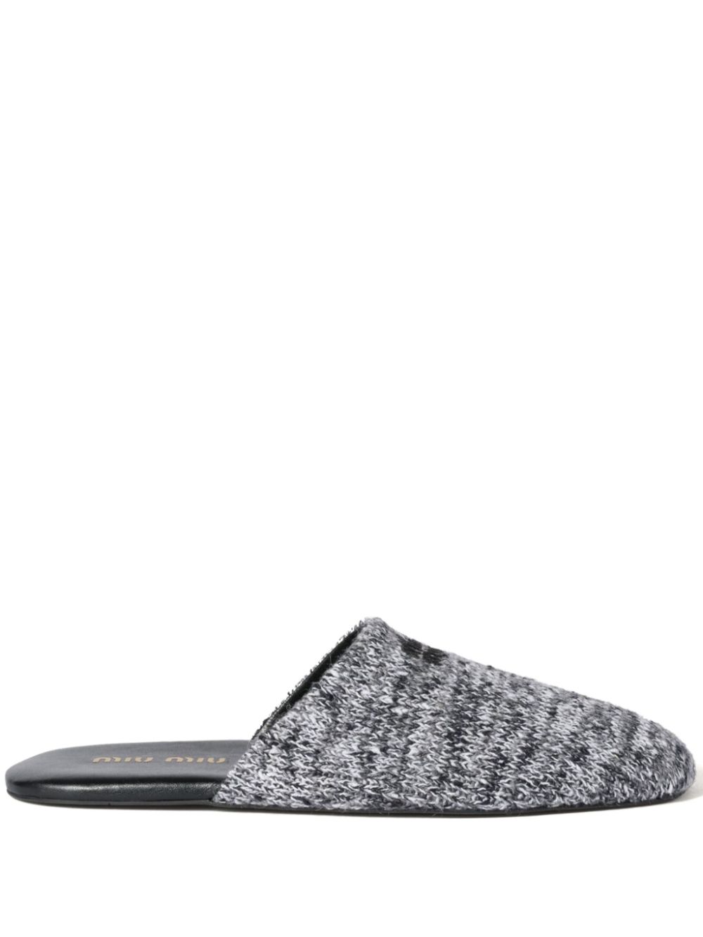 Miu Wollen slippers Grijs