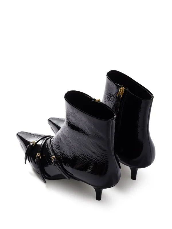 靴 Archive miu miu leather heels black Archive miu miu leather heels black MIU MIU Black Patent Leather