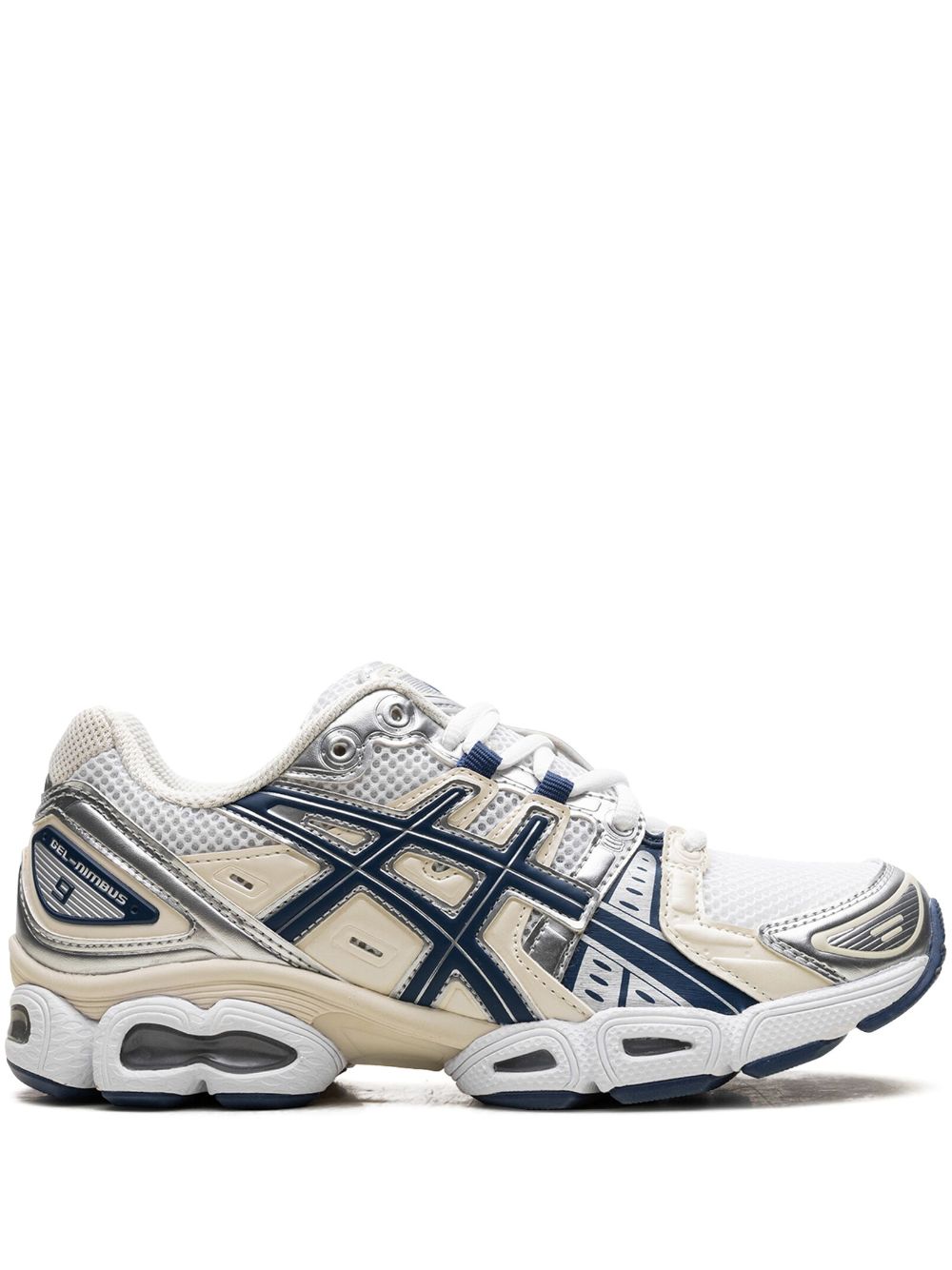 ASICS Gel Nimbus 9 WMNS White Light Indigo Sneakers Nude FARFETCH DE