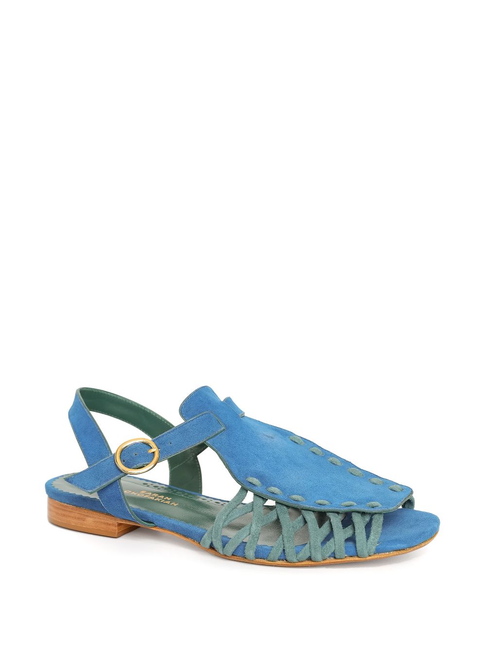 Sarah Chofakian Sweet Home sandals - Blauw