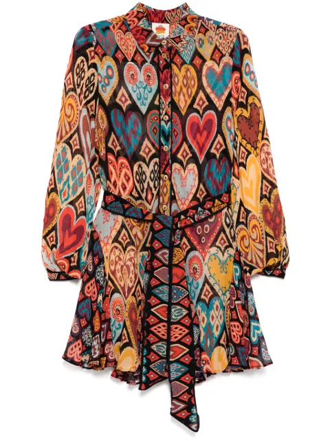 FARM Rio belted mini dress