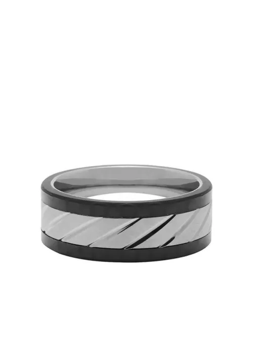 Bague à design gravé - Nialaya Jewelry - Modalova