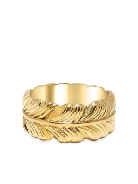Nialaya Jewelry anillo Feather