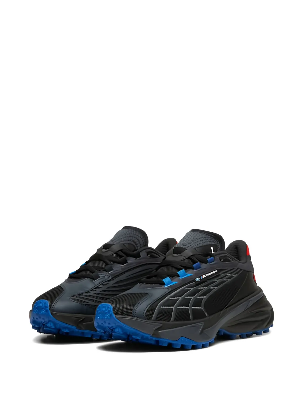 PUMA Spirex "BMW Motorsport Black Cool Cobalt Pop Red" sneakers