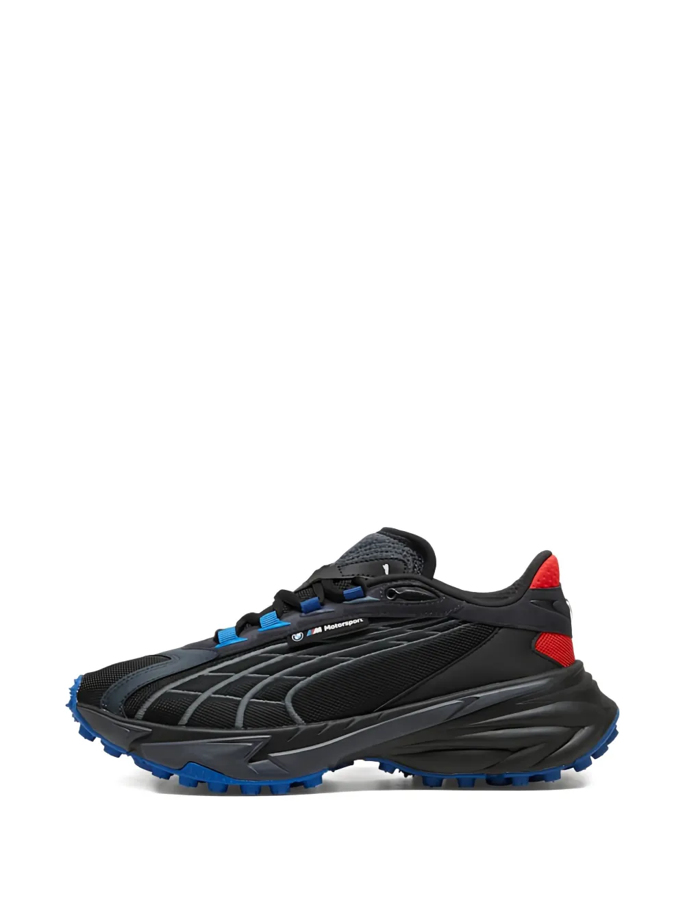 PUMA Spirex "BMW Motorsport Black Cool Cobalt Pop Red" sneakers