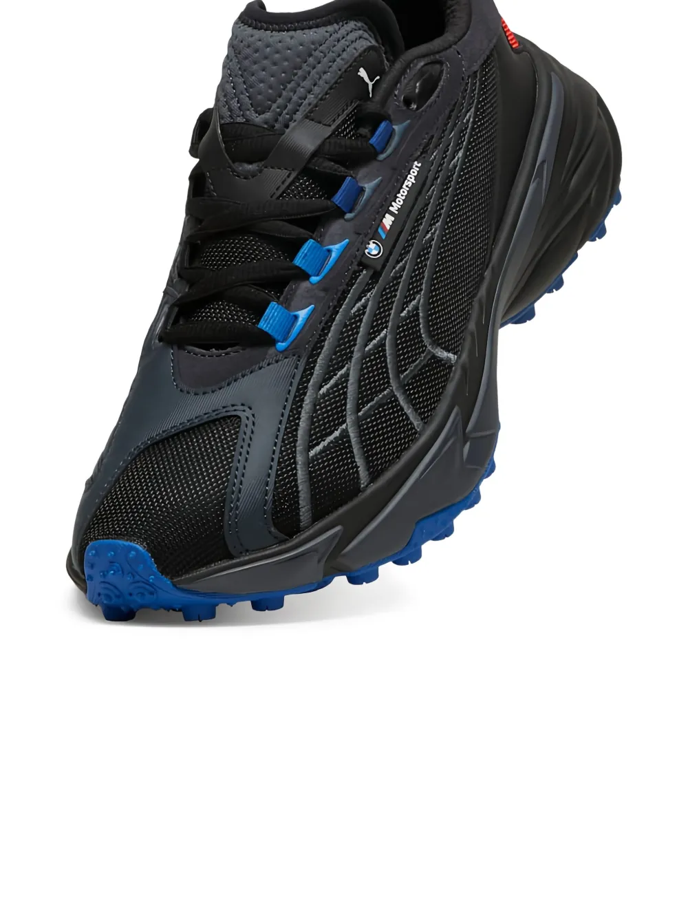 PUMA Spirex "BMW Motorsport Black Cool Cobalt Pop Red" sneakers