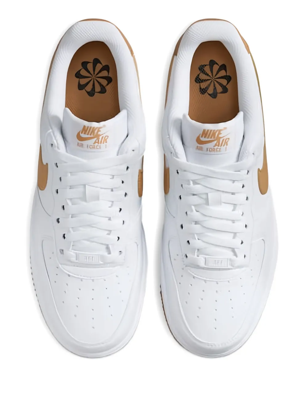 Nike Air Force 1 Low '07 "next Nature White/flax" Sneakers In White